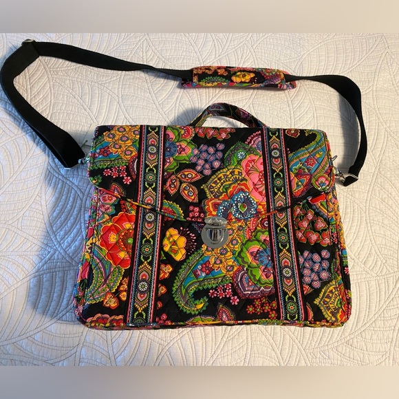 Vera Bradley Bags Vera Bradley Briefcase Laptop Messenger Bag Nwt